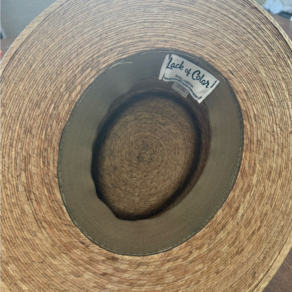 Lack of color boater palm hat - Picture 3 of 4